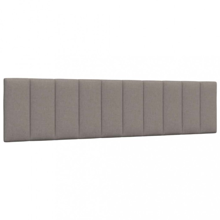 vidaXL Pernă pentru tăblie de pat, gri taupe, 200 cm, material textil 4019188