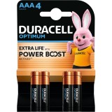 Baterie Duracell Optimum AAAK4
