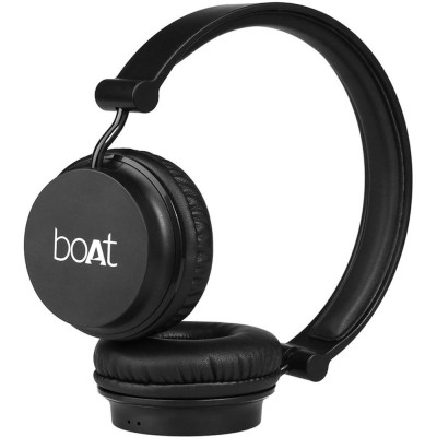 Casti On-Ear boAt Rockerz 410, Bluetooth, Negru foto