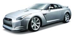 Macheta Bburago Nissan GTR 1:18, argintiu metalizat foto