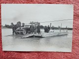 Fotografie, militari trecand cu bacul cu auto Buick 8, 1927