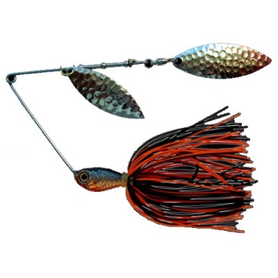 SPINNERBAIT BERTILURE Salcie nr.2 Salcie nr.3, 14gr,Skirt Siliconic Orange-Negru foto