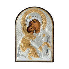 Icoana Maica Domnului Vladimir 4.2&amp;#215;5.8 cm COD: 1750