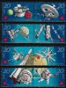 Serie completă timbru DDR (Ștampilat) - Mi: DD WZd240-DD WZd243 (BLU2_05B-5), Germania, Spatiu, Nestampilat