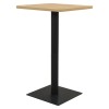 Masa de bistro, culoarea stejarului, 78,5 x 78,5 x 107 cm