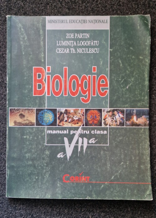 BIOLOGIE MANUAL PENTRU CLASA A VII-A - Partin, Logofatu, Niculescu