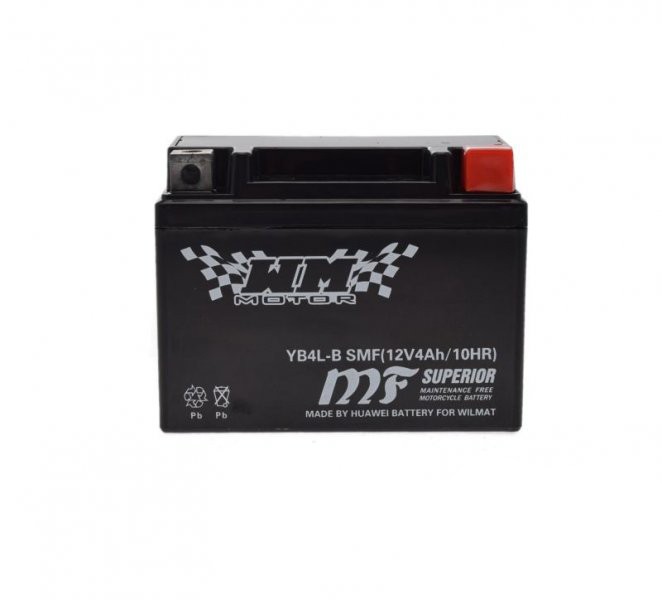 Acumulator moto/atv YB4L-B, 12v4ah Cod Produs: MX_NEW AB0010B