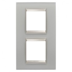 Rama Ornament 2P verticala sticla LUX Gewiss Chorus reflexie naturala GW16224GT