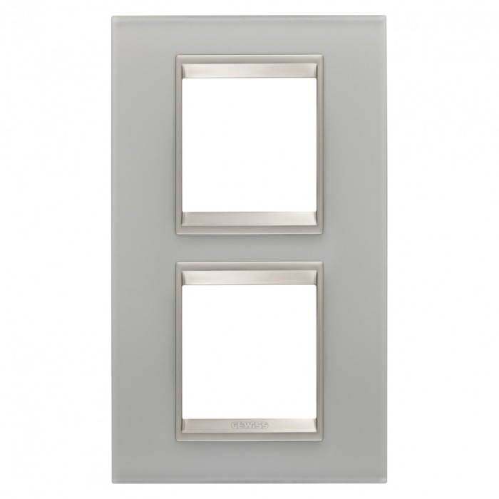 Rama Ornament 2P verticala sticla LUX Gewiss Chorus reflexie naturala GW16224GT