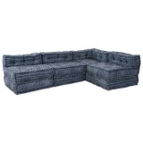VidaXL Pernă 4 pcs albastru 70 x 70 x 54 cm Poliester