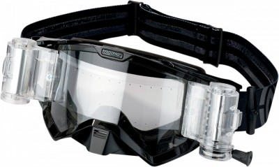 Ochelari atv/cross Moose Racing XCR cu sistem complet Roll-Off, culoare negru Cod Produs: MX_NEW 26013044PE foto