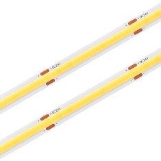 Banda LED COB alb natural, 24V DC, 320LEDs m, 10m, IP20