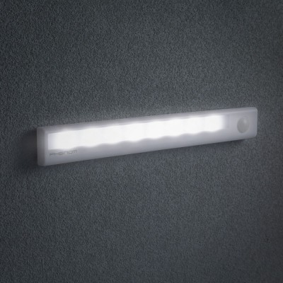 Lumina LED pentru mobilier 4x AAA cu senzor de miscare PIR infrarosu si iluminare 235x30x21mm Phenom foto