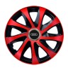Set 4 capace roti Drift extra red R14 pentru gama Audi, Autohelix MSA
