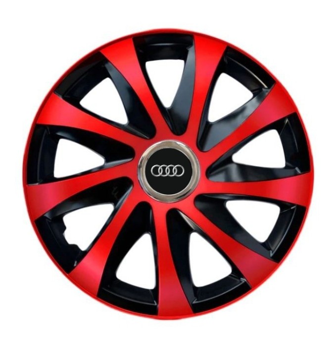 Set 4 capace roti Drift extra red R14 pentru gama Audi