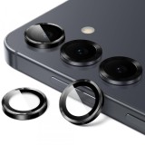 Folie de protectie Camera Spate Lito S+ pentru Samsung Galaxy S26 Plus S947 / S26, Sticla Securizata, Neagra