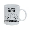 Cana Personalizata Colega - Se poate personaliza cu poza si text, Cadou Original