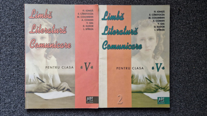 LIMBA LITERATURA COMUNICARE PENTRU CLASA A V-A - Ionita, Carstocea (2 vol)
