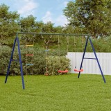 vidaXL Set leagăn de exterior, cu leagăne, scară și leagăn cu disc