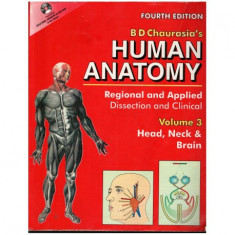 B D Chaurasia's - Human Anatomy Vol 3 Head, Neck & Brain + CD - 123172