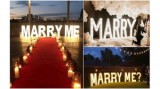 Inchiriere litere luminoase MARRY ME, litere luminoase gigant MARRY ME