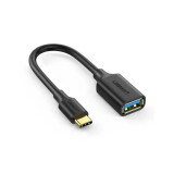 Cumpara ieftin Cablu OTG la Usb-C 3.0 Ugreen 0.7m Negru