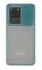 Huse siliconcu protectie camera slide Samsung Galaxy S20 Ultra , Verde, Alt model telefon Samsung, Silicon, Husa