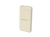 Baterie externa Tellur Green PD103 10000mAh 2xQC3.0 + PD 18W, crem