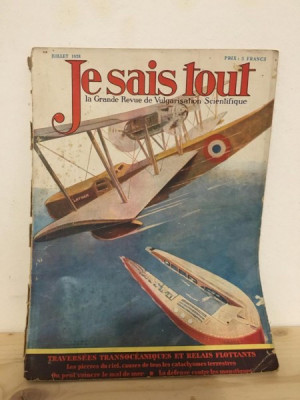 Je Sais Tout - Juillet 1928 foto