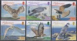 Timbre cu păsări răpitoare din Alderney