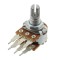 Potentiometru rotativ, 1k&Omega;, stereofonic, logaritmic, 63mW, SR PASSIVES - R16148-1B-3-A1K