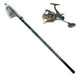 Cumpara ieftin Set Feeder DMT Dragon 3 m si mulineta KT 3000, Diamant Alb