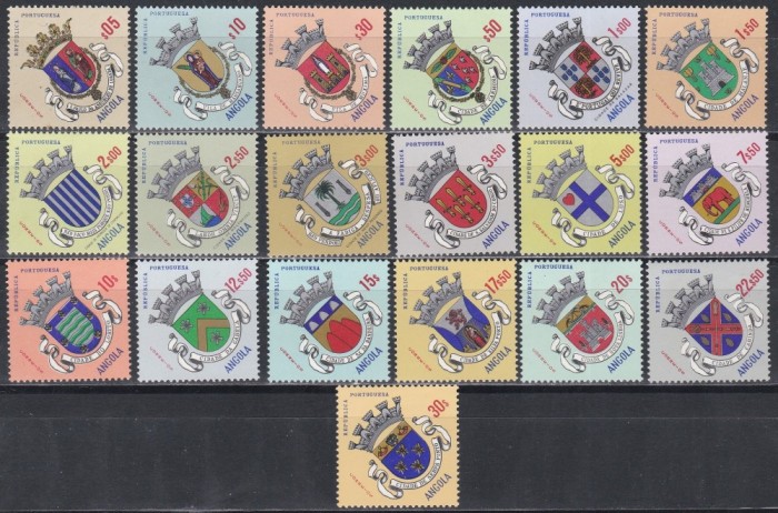 Angola 1963 - Stemele Angolei, MNH