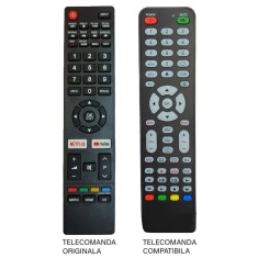 Telecomanda inlocuitoare compatibila TV Vortex NEI Schneider 32NE4700 IR 40BF (380-E)