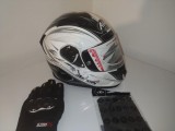 Casca moto Airoh ST600 SCORPIO White Gloss full face Marimea M,+MANUSI+CAGULA