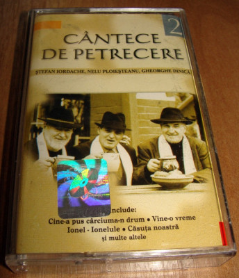 caseta audio - cantece de petrecere, gheorghe dinica, nelu ploiesteanu foto