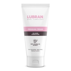 Lubrifianti anali - Lubran Lubrifiant Anal 100 ml Crema Premium pe Baza de Ulei cu Extract Jojoba Confort Maxim