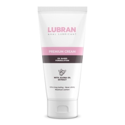 Lubrifianti anali - Lubran Lubrifiant Anal 100 ml Crema Premium pe Baza de Ulei cu Extract Jojoba Confort Maxim foto