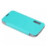 Husa Flip Cover Elegant Samsung I9500 Galaxy S4 ROCK Albastru Azur PROMO