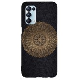 Husa compatibila cu Oppo A5 (2020) model Gold Mandala, Silicon, TPU, Viceversa, Transparent, Carcasa