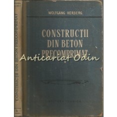 Constructii Din Beton Precomprimat - Wolfgang Herberg