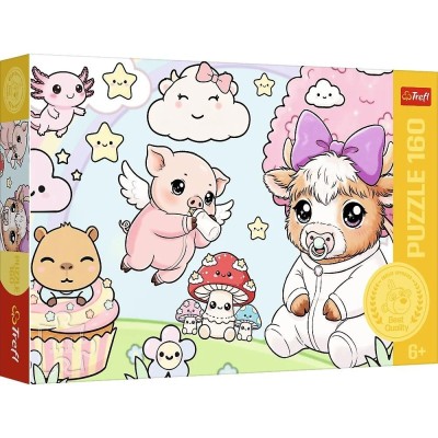 PUZZLE TREFL 160 ANIMALE MICI foto