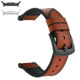 Curea piele, compatibila cu Samsung Galaxy Watch9 44mm/40mm, Samsung Galaxy Watch 8 44mm/40mm, Caramel Brown