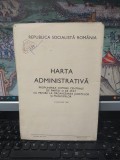 Republica Socialistă Rom&acirc;nia, Harta administrativă, 14 ianuarie 1968 Propunerile Comisiei centrale de partid și de stat, fără Brăila, Covasna..., 013