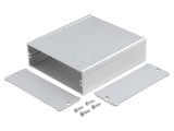 Carcasă aluminiu gri TUF 94x100x32mm