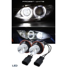 Set 2 Becuri Led Marker Angel Eyes BMW E39 E60 E61 E39 E63 E64 E65 E66 E83 X5 BMW, alb