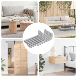 vidaXL Cheie Hexagonală 1800 pcs Argintiu 32 x 86 mm Oțel 864870