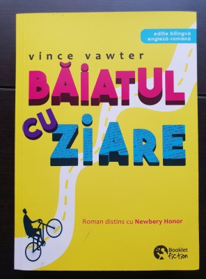 Băiatul cu ziare - Vince Vawter (ediție bilingvă engleză-rom&amp;acirc;nă) foto