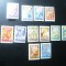 2 Serii URSS 1959 - Cifra 7 - Org. muncii , 8+4 valori (val.30kop.cu defect )