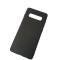 Husa Sillicon Microfibra Samsung Galaxy S10 Plus, Neagră, design elegant
